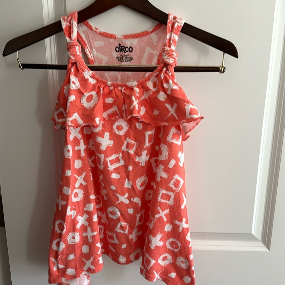 Girls peach tank top